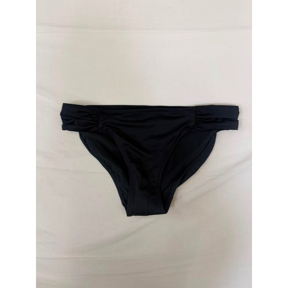 Amazon Essentials Womens Black Ruched Side Bikini Bottom UV Protection Size‎ S